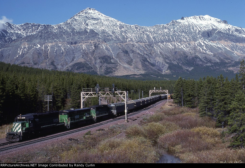 BN 6808 on Marias Pass